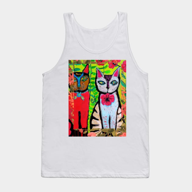 Cat-Fabulous Morty and Ana Tank Top by Apache Sun Moon Rising
